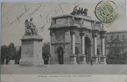 Cartes Postales  PARIS  L'arc De Triomphe Du Carrousel - Paris Airports