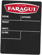 étiquette Publicitaire De Magasin  ** Selection Faragui  ** - Verzamelingen, Voorwerpen En Reeksen