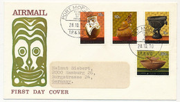 Papouasie Nouvelle Guinée - Env FDC - Postmark 1970 Airmail / Poteries - 28/10/1970 - Papua-Neuguinea