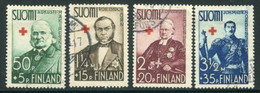 FINLAND 1938 Red Cross Used.  Michel 204-07 - Gebruikt