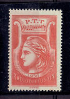 Radiodiffusion - TP N°2 XX MNH LUXE - 1935 - Radiodiffusion