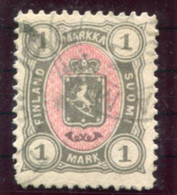 FINLAND 1885 7 Arms 1 M  Used.  Michel 24 - Usados