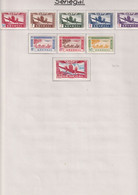 Sénégal - Collection Vendue Page Par Page - Timbres Neufs * Avec Charnière - TB - Posta Aerea