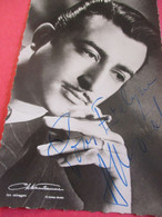 Portrait D'Artiste/Armand MESTRAL/Acteur-Chanteur-Peintre/Studio Radio 50 / Vers 1950                      PA272 - Signed Photographs