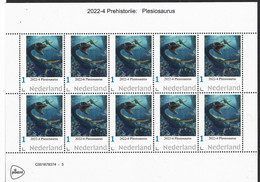 Nederland  2022-4 Prehistorie   Prehistoric  Plesiosaurus     Vel-sheetlet  Postsfris/neuf/mnh - Neufs