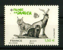 Europa CEPT 2021 FRANCE Endangered National Wildlife - Fine Stamp MNH - Nuovi