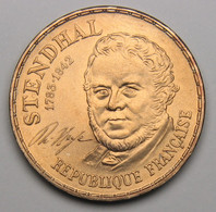 10 Francs Stendhal,1983, Tranche A, Cupro-nickel - V° République - 10 Francs