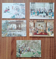 China Dream Of Red Masion Bloc Serie 1-5 Complet Set MNH** - Collections, Lots & Séries