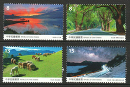 Taiwan 2020 Scenery - Nantou County MNH Fauna Sheep Landscape - Unused Stamps