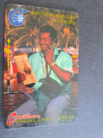 BRITSCH VIRGIN ISLANDS  US$ 10,-  BVI-5A  MAN ON PHONE     5CBVA     Fine Used Card   ** 10063 ** - Virgin Islands