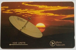 Isles Of Man 4IOME 100 Units "Earth Station " - Isle Of Man