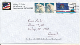 USA Cover Sent To Denmark 2009 ?? Polar Bear - Cartas & Documentos