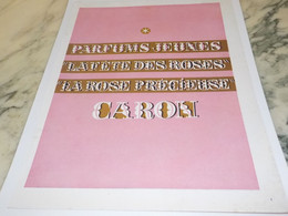 ANCIENNE PUBLICITE LES 3 PARFUMS DE  CARON  1949 - Unclassified