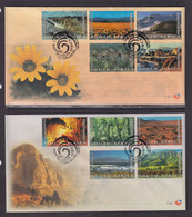 SOUTH AFRICA - 2001 Natural Wonders FDC X 2 - Briefe U. Dokumente