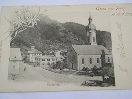 CPA - Suisse - Ilanz - Gruss Aus Ilanz - Postplatz - 1902 - SUP - (GL 66) - Ilanz/Glion