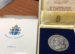 Vaticano Medaglia Annuale AG Anno Vi Giovanni Paolo II  1983 - Monarchia/ Nobiltà