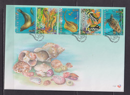 SOUTH AFRICA - 2001 Marine Life Large FDC X 2 As Scans - Lettres & Documents