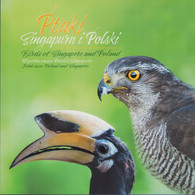 Birds Of Singapore And Poland 2019 Booklet / Bird, Joint Issue Edition White-bellied Hornbill, Peregrine Falcon MNH** - Markenheftchen