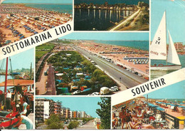 Sottomarina Lido Fraz. Di Chioggia (Venezia) Vedute E Scorci Panoramici, Panoramic Views, Ansichten - Chioggia