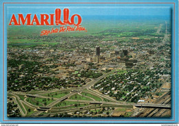 Texas Amarillo Aerial View Of Downtown - Amarillo