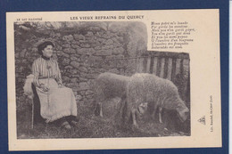 CPA [46] Lot > Saint-Céré Non Circulé Bergère Moutons Métier - Saint-Céré