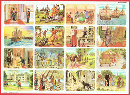 Planche éducative Hemma - Série 38 - Tableau 84 - Histoire (XV-XVIIème Siècles 1492 à 1650 Renaissance & Monarchie) - Learning Cards