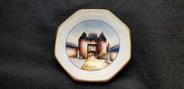 Porcelaine De LIMOGES 87 U C  Assiette  LA PORTE  Rue DE CHAMPAGNE 36 LEVROUX Indre  Berry - Limoges (FRA)