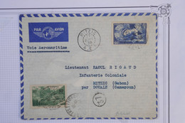 #18 AEF  CAMEROUN   BELLE LETTRE CURIOSITé 1940  MITZIG PAR DOUALA ++AFFRANCH. PLAISANT - Covers & Documents
