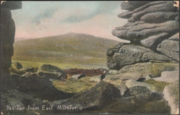 Yes Tor From East Mill Tor, Dartmoor, Devon, 1908 - Chapman Postcard - Dartmoor