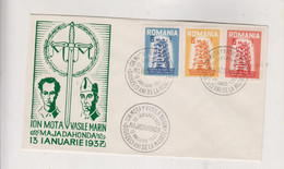 ROMANIA  1957 EXILE EUROPA CEPT Cover - Covers & Documents