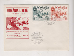 ROMANIA  1958  EXILE EUROPA  Cover - Covers & Documents