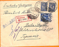 99621 - RUSSIA - Postal History - REGISTERED COVER From MOSCOW To GERMANY 1901 - Briefe U. Dokumente