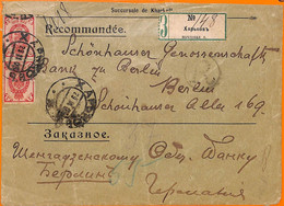 99625 - RUSSIA - Postal History - REGISTERED COVER  To Berlin GERMANY 1905 - Briefe U. Dokumente