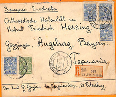 99626 - RUSSIA - Postal History - REGISTERED COVER St PETERSBURG To GERMANY 1910 - Briefe U. Dokumente