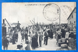 Maroc, TAD POSTES AUX ARMEES CASBAH BEN AHMED 10.4.1914 Sur CPA - (B078) - Briefe U. Dokumente