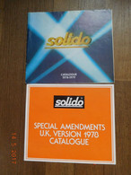 SOLIDO: Catalogue GB 1978 79 - Andere & Zonder Classificatie