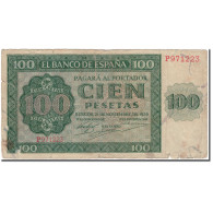 Billet, Espagne, 100 Pesetas, 1936, 1936-11-21, KM:101a, B - 100 Peseten
