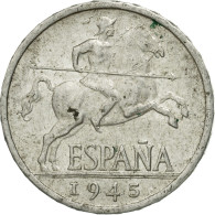 Monnaie, Espagne, 5 Centimos, 1945, TTB, Aluminium, KM:765 - 5 Centimos