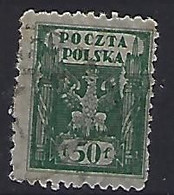 Poland 1919-20  Provisional Government  50f (o) Mi.108 - Usati