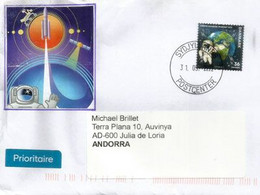 Andreas Mogensen,premier Danois Dans L'espace (Station Spatiale Internationale 2015), Lettre à Andorra - Lettres & Documents