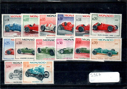 Timbres Monaco Année 1967 Neuf Série N°708 à N°721 Voitures De Course Cérès 2007 Tome B Voiture Car Wagen Auto TB.Etat - Nuevos