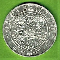 GRANDE BRETAGNE / VICTORIA / ONE SHILLING / 1897 /  / ARGENT - Andere & Zonder Classificatie