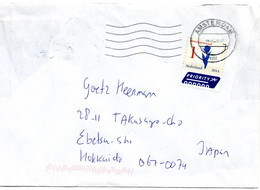 59585 - Niederlande - 2020 - "1" Tulpe '14 EF A Bf AMSTERDAM -> Japan - Covers & Documents