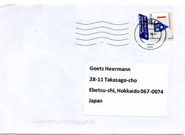 59586 - Niederlande - 2020 - "1" Haus '14 EF A Bf ZWOLLE -> Japan - Briefe U. Dokumente