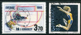 SWEDEN 1995 Sports Championship Used.   Michel 1881-82 - Gebraucht