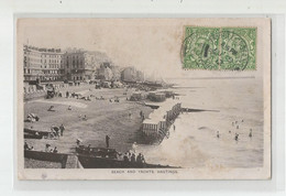 Angleterre Sussex Beach And Yachts , Hastings 1912 - Hastings