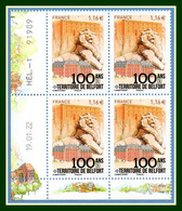 Coin Daté Bloc De 4 BELFORT 2022 ** MNH Lion - 2020-…