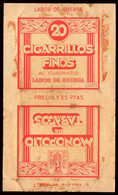 España - Etiqueta - "Labor De Guerra - 20 Cigarrillos Finos - Precio 1,35 - Monopolio De Tabacos" - Spanje