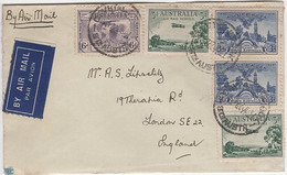 Australia To England 1931 Cover Airmail - Cartas & Documentos