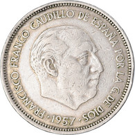 Monnaie, Espagne, 25 Pesetas, 1957 - 25 Pesetas